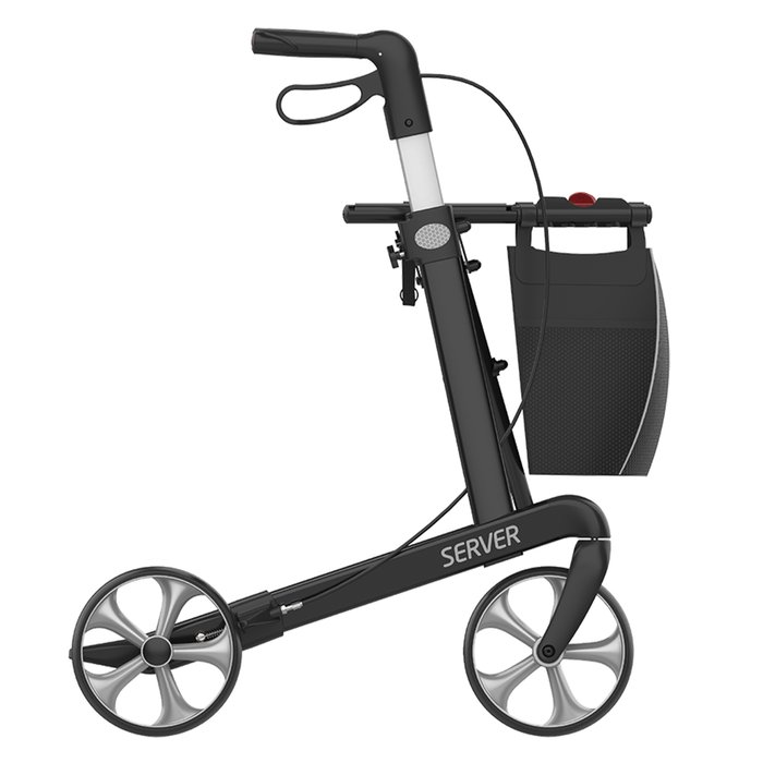 Gallery Image of Leichtgewicht Rollator Server Aluminium Faltbar Höhenverstellbar TPE-Räder