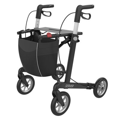Gallery Image of Leichtgewicht Rollator Server Aluminium Faltbar Höhenverstellbar Soft-Räder