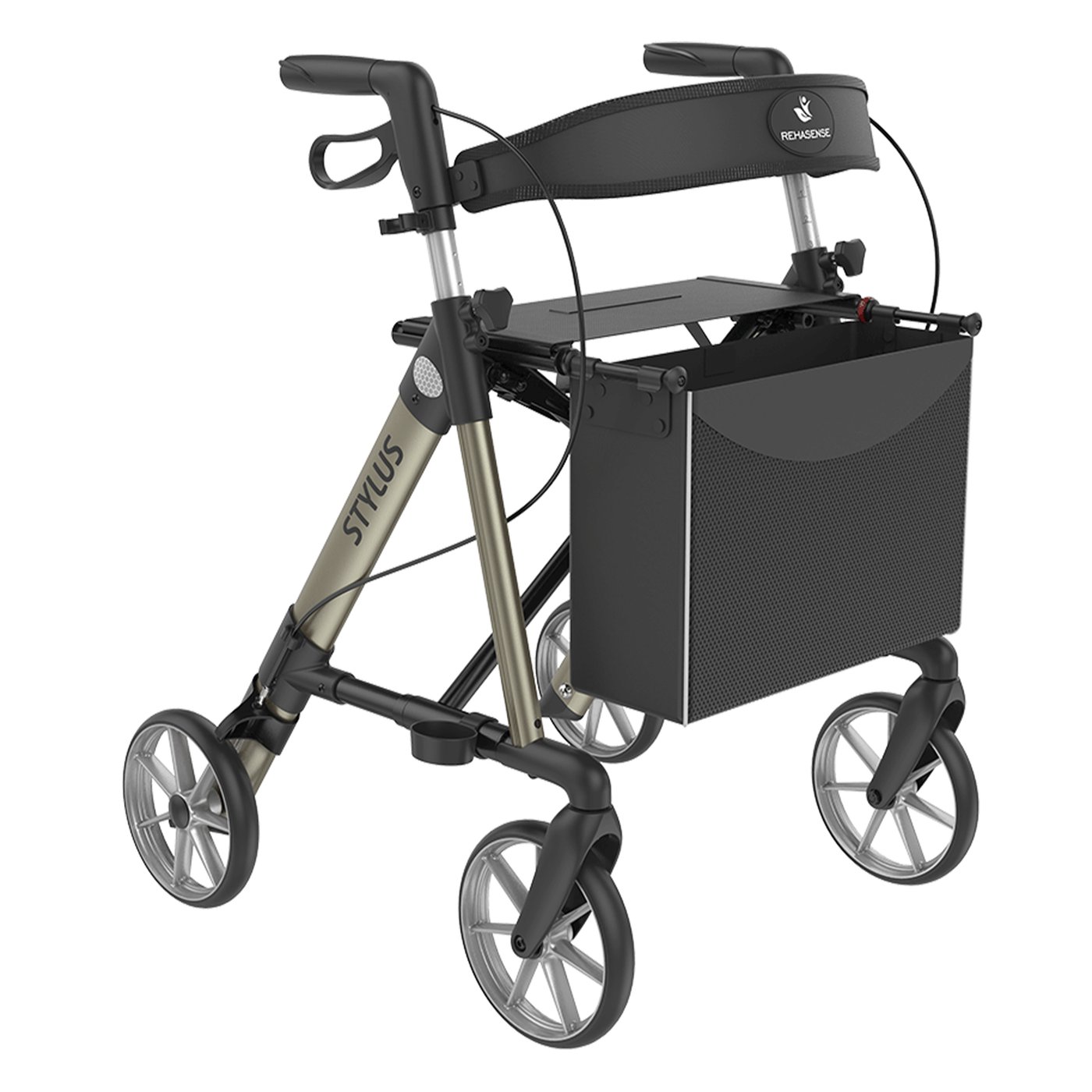 Gallery Image of Leichtgewicht Rollator Stylus Aluminium Faltbar Höhenverstellbar