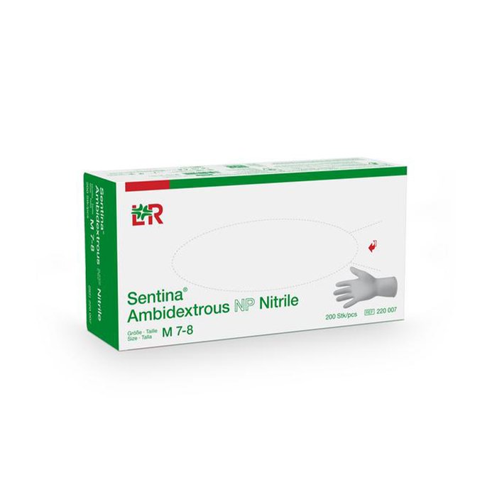 Gallery Image of Untersuchungshandschuhe Sentina Ambidextrous Nitrile Beidseitig tragbar