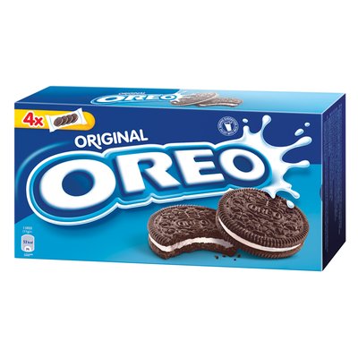 Imaginea OREO BISCUITI CACAO SI CREMA CU AROMA VANILIE