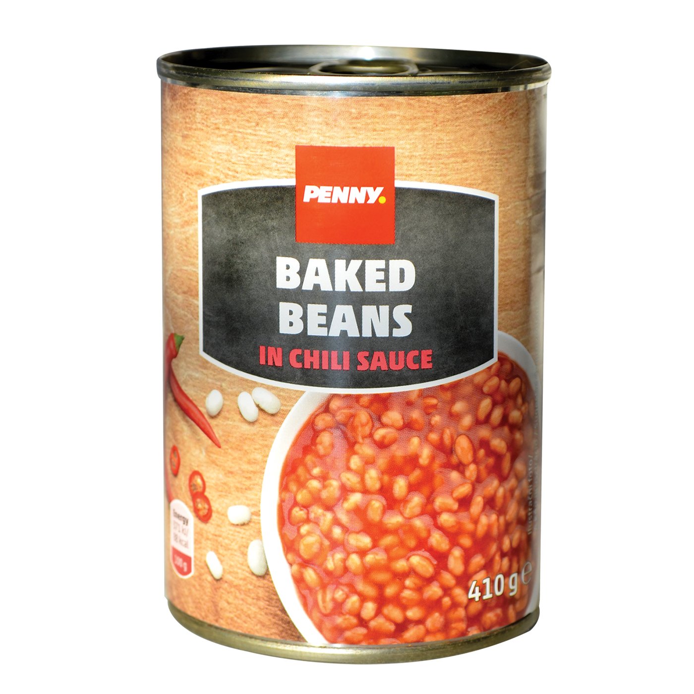Penny Fasole Boabe Alba In Sos Chilly Greutate Masa Neta Scursa 234gr