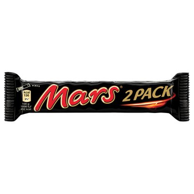 Imaginea MARS BATON CIOCOLATA LAPTE CU MIEZ DE CARAMEL SI NUGA