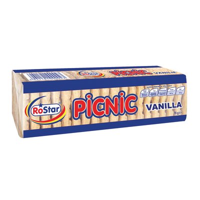 Imaginea ROSTAR PICNIC BISCUITI 70G VANILIE