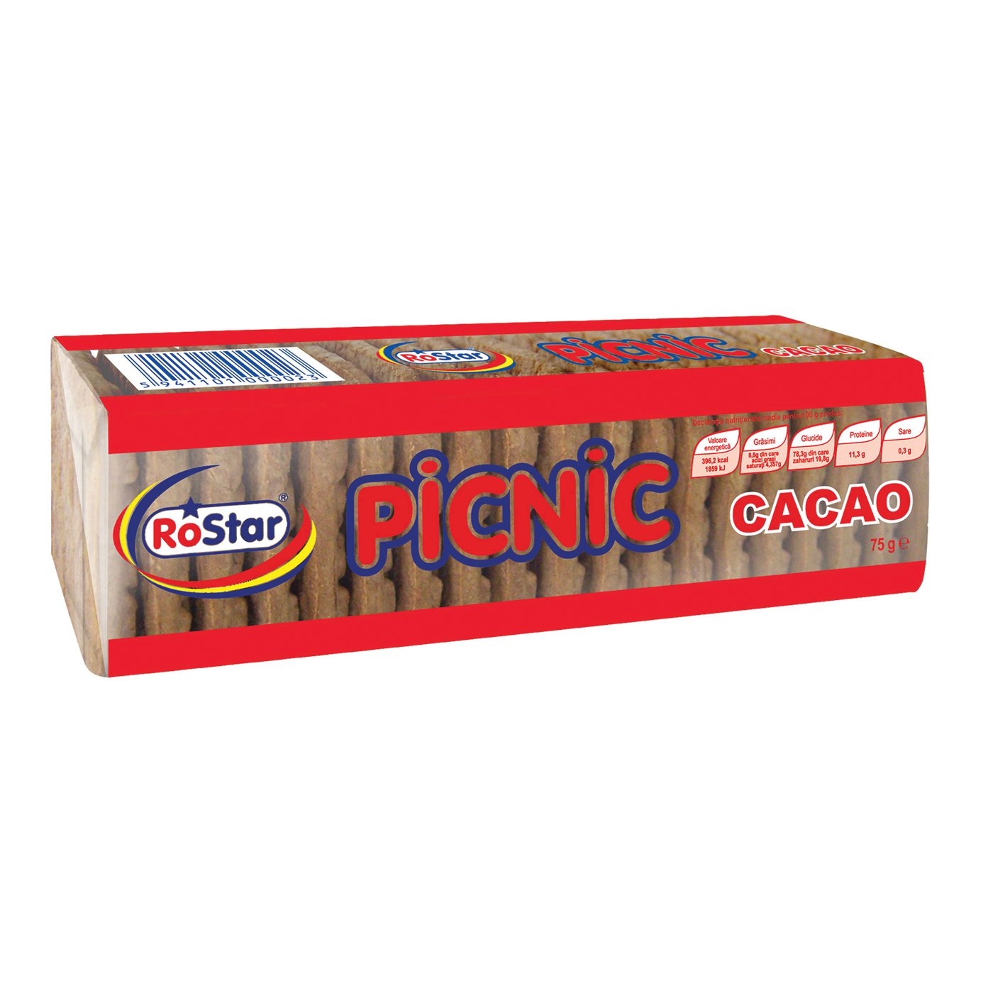 Rostar Picnic Biscuiti 75g Cacao