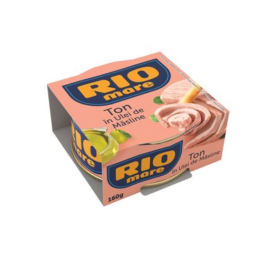 Imaginea RIO MARE TON IN ULEI DE MASLINE GREUTATE MASA NETA SCURSA 104GR