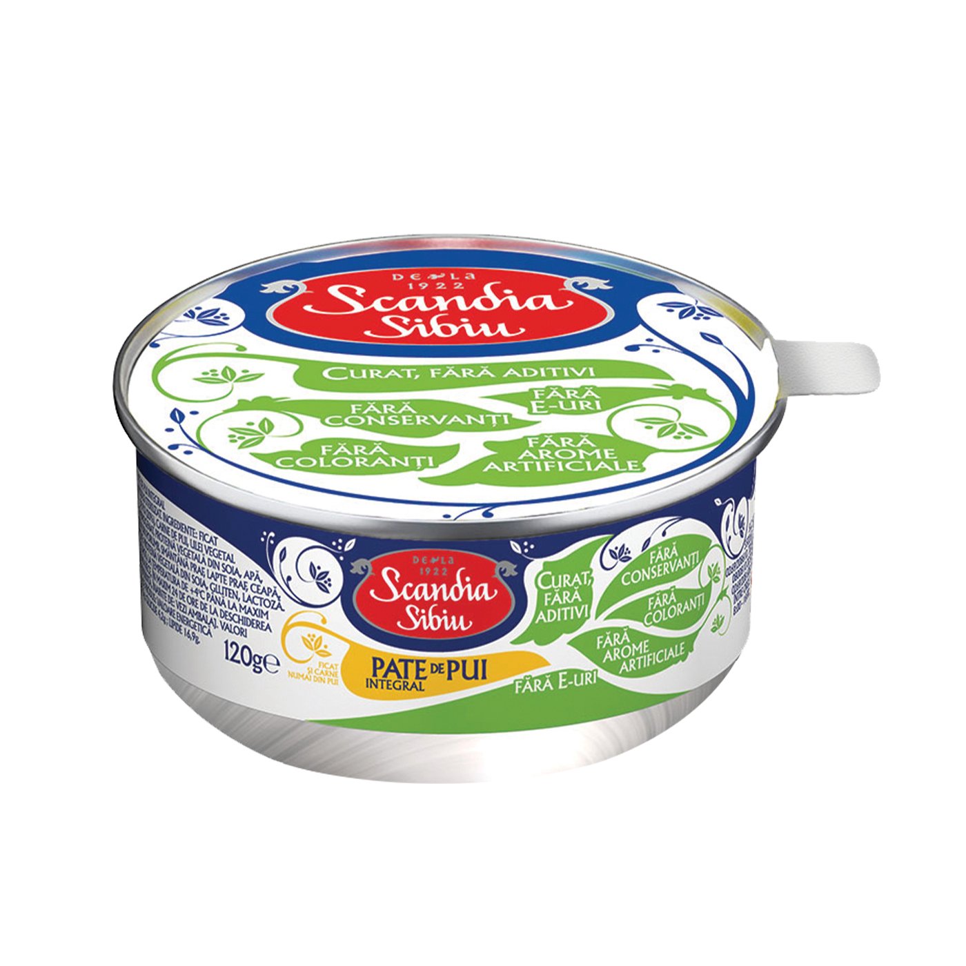 Scandia Sibiu Pate De Pui Integral 24% Ficat