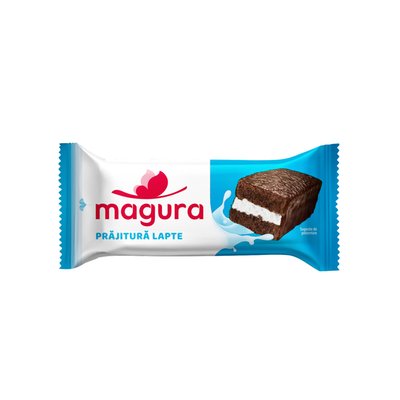 Imaginea MAGURA PRAJITURA CREMA LAPTE GLAZURA CACAO