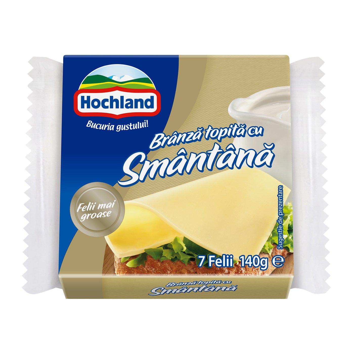 Hochland Branza Topita Felii Cu Smantana