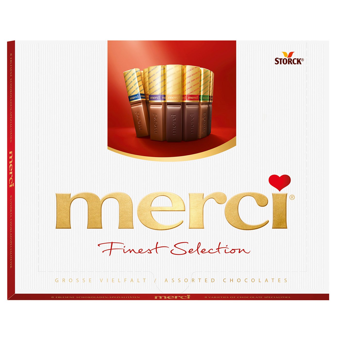 Merci Rosu Special.de Cioco. Asortata Umpluta Si Neumpluta