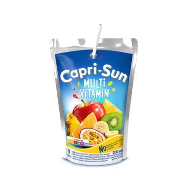 Imaginea CAPRI SUN MULTI VITAMIN BAUT.RAC.NECARBOGAZOASA CU SUC DE FRUCTE DIN CONCENTRAT SI VITAMINE