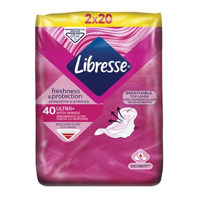 Imaginea LIBRESSE ABSORBANTE PERIODICE  ULTRA NORMAL 2x20 buc