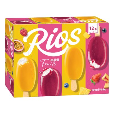 Imaginea RIOS GIGANT FRUCTE 12X40G MINIQUARTET