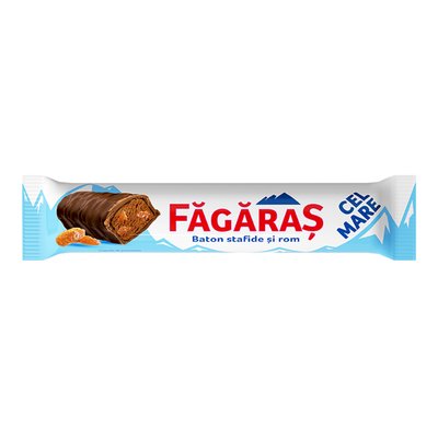 Imaginea FAGARAS BATON CU 82% UMPL. STAFIDE SI ROM GLAZURA CACAO