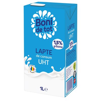 Imaginea BONI DE TOT LAPTE UHT  1,5% GRASIME