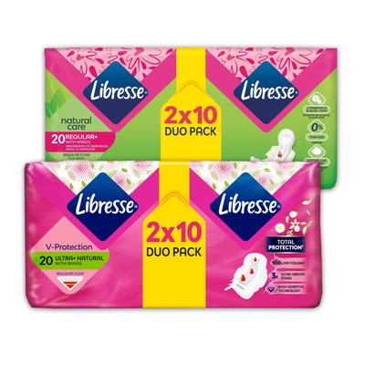 Imaginea LIBRESSE 20 ABSORBANTE PERIOADA DIVERSE SORTIMENTE