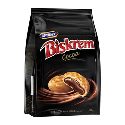 Imaginea BISKREM BISCUITI UMPLUTI CU CREMA CACAO