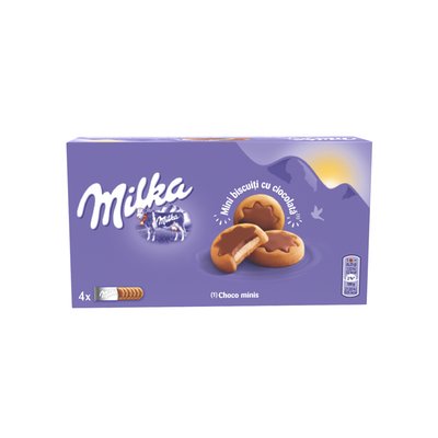 Imaginea MILKA BISCUITI CHOCO MINIS CREMA CIOCOLATA CU LAPTE