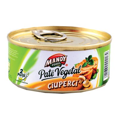 Imaginea MANDY PASTA VEGETALA  CU CIUPERCI TARTINABILA