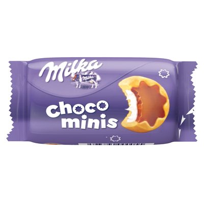 Imaginea MILKA BISCUITI CHOCO MINIS CREMA CIOCOLATA CU LAPTE