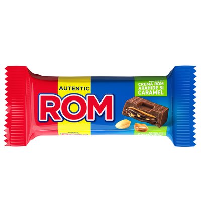 Imaginea ROM BATON CU LAPTE UMPLUT CU CARAMEL  CREMA DE ROM SI ARAHIDE