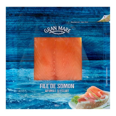 Imaginea GRAN MARE FILE DE SOMON  NORVEGIAN, AFUMAT