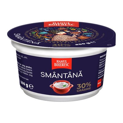 Imaginea HANUL BOIERESC SMANTANA  30% GRASIME
