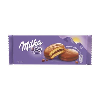 Imaginea MILKA PRAJITURA UMPLUT. CREMA CACAO INVELIT CIOCO LAPTE