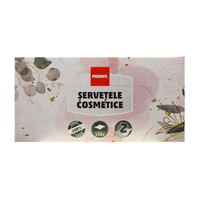 Imaginea PENNY SERVETELE 2STR 150BUC COSMETICE DIVERSE SORTIMENTE