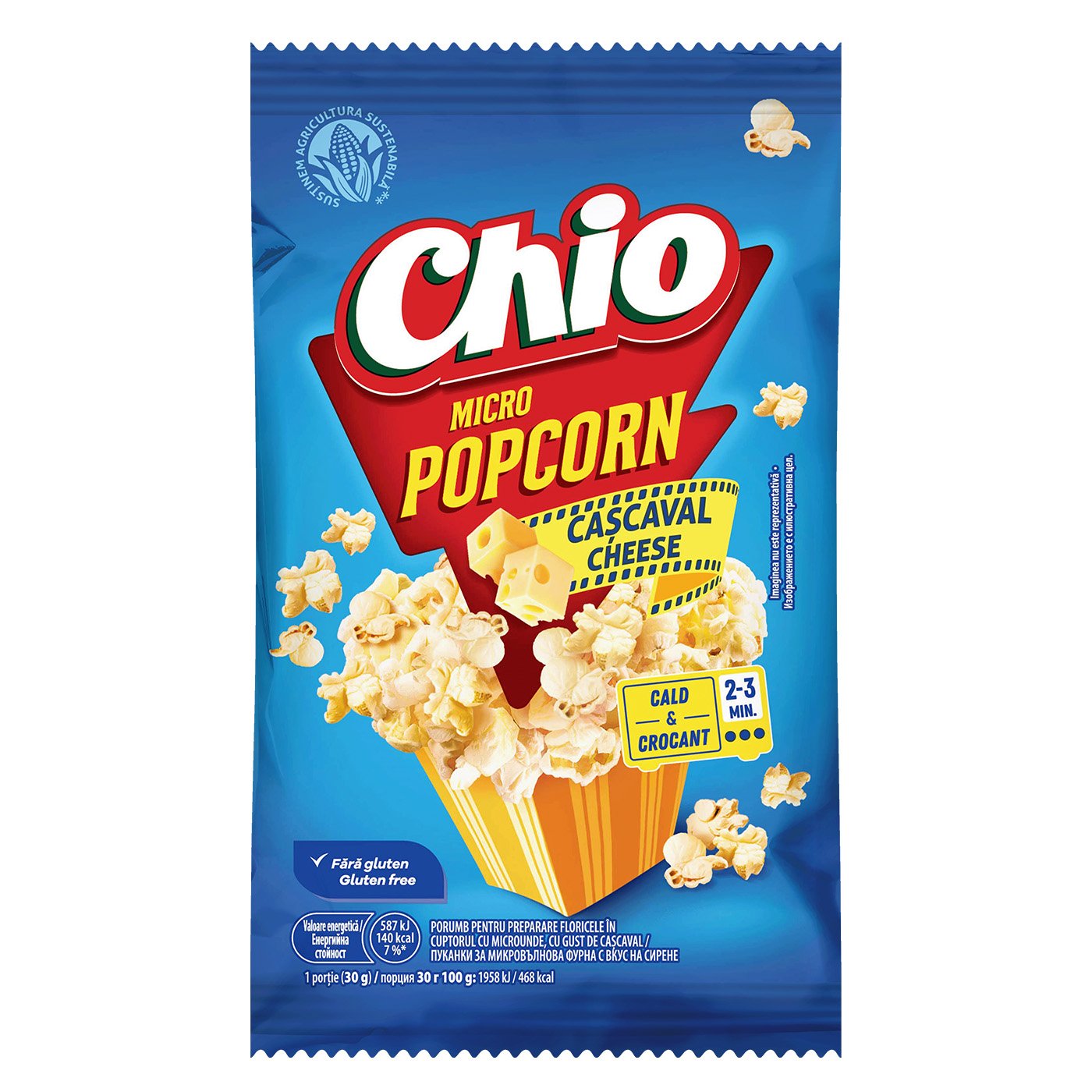 Chio Popcorn Microunde Cu Gust De Cascaval