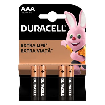 Imaginea DURACELL BATERII AAA INCLUDE TARIF BATERIE 0.10 RON