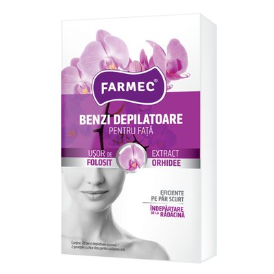 Imaginea FARMEC BENZI CORP 14BUC CEARA DEPILATOARE ORHIDEE