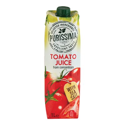 Imaginea PURISSIMA SUC DE TOMATE DIN SUC DE TOMATE  CONCENTRAT CU SARE DE MARE SI CONDIMENTE