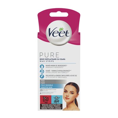 Imaginea VEET BENZI DEPILATOARE FATA CU CEARA RECE
