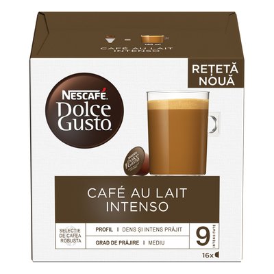 Imaginea NESCAFE DOLCE GUSTO CAFE AU LAIT CAPSULE 160G - 16BUC X 10G