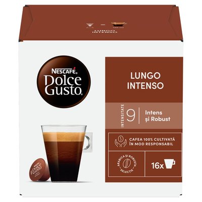 Imaginea NESCAFE DOLCE GUSTO LUGO INTENSO CAPSULE 144G - 16BUC X 9G