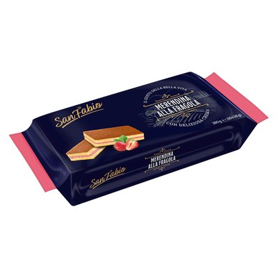 Imaginea SAN FABIO MINI PRAJITURA CU UMPLUT. CU CAPSUNI SI IAURT DEGR.