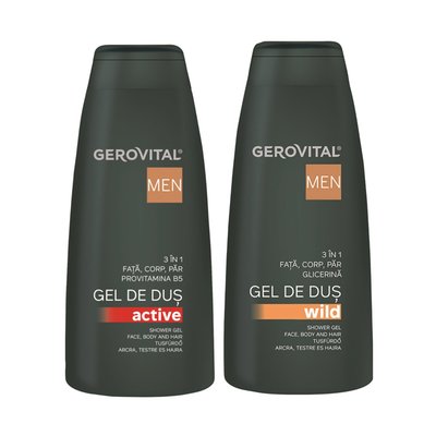 Imaginea GEROVITAL MEN GEL DUS 3IN1 DIVERSE SORTIMENTE