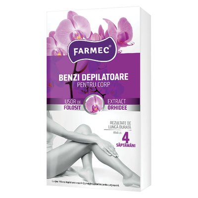 Imaginea FARMEC BENZI DEPILATOARE CORP EXTRACT CEAI MATCHA SI BAMBUS