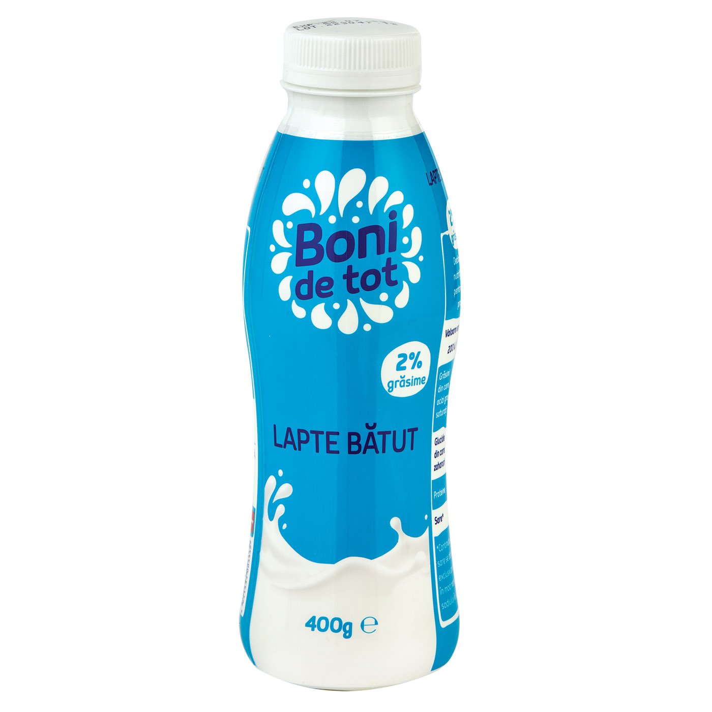 Boni De Tot Lapte Batut 2% Gras