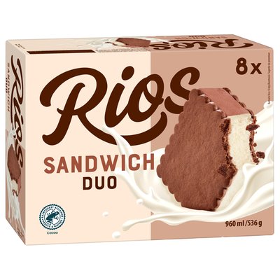 Imaginea RIOS SANDWICH DUO 8X67G