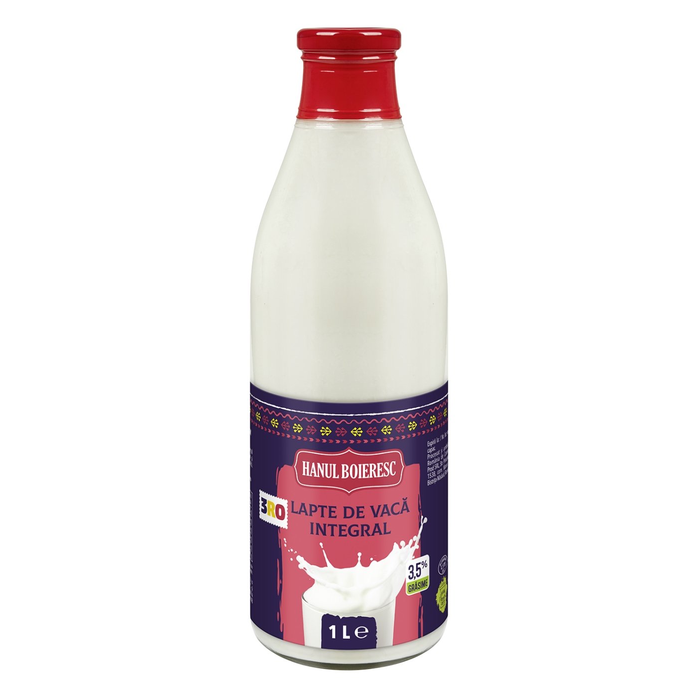 Hanul Boieresc Lapte 3.5% Gras Sticla