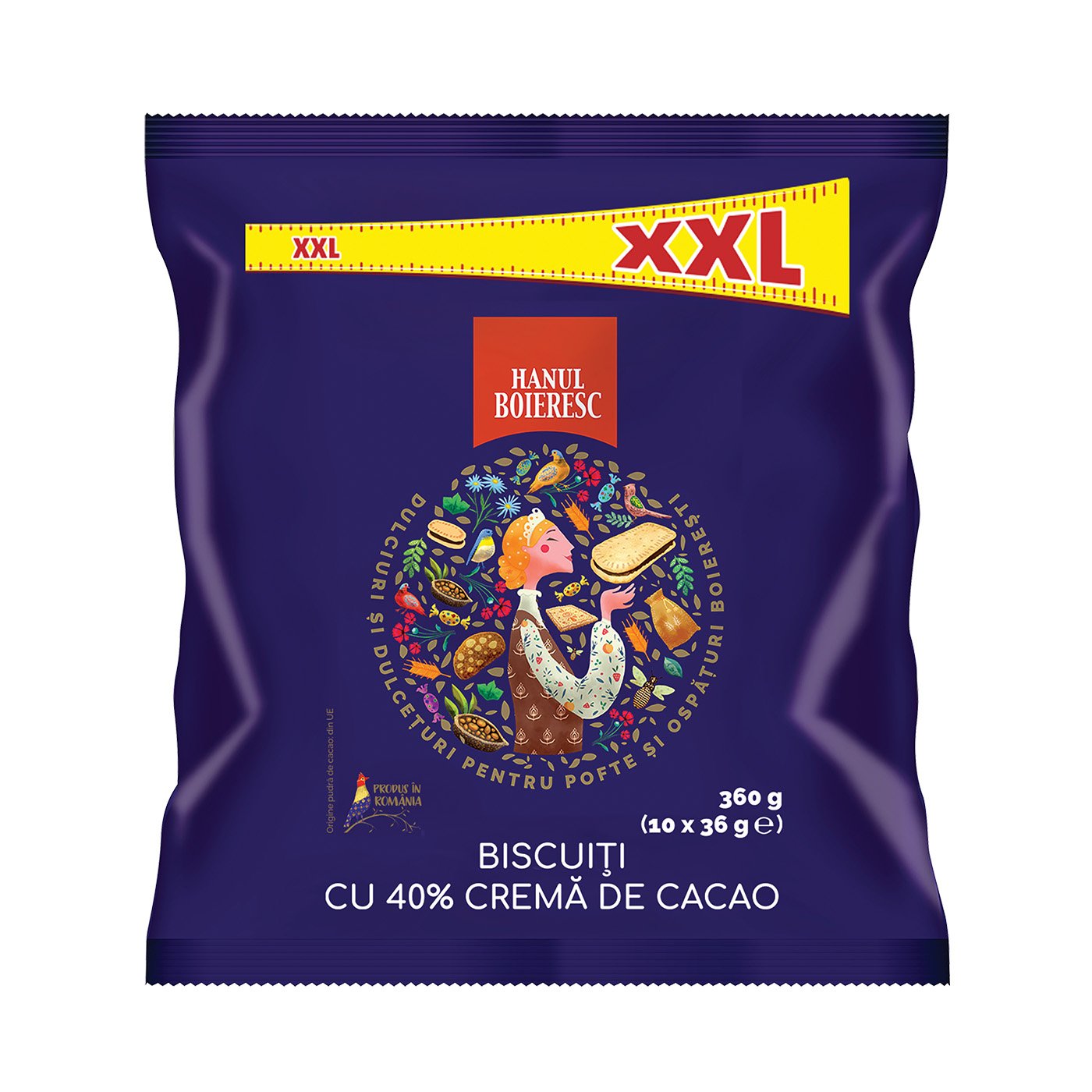 Hanul Boieresc Biscuiti Cu Crema Cacao Xxl