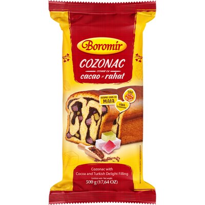 Imaginea BOROMIR COZONAC CREMA CACAO SI RAHAT