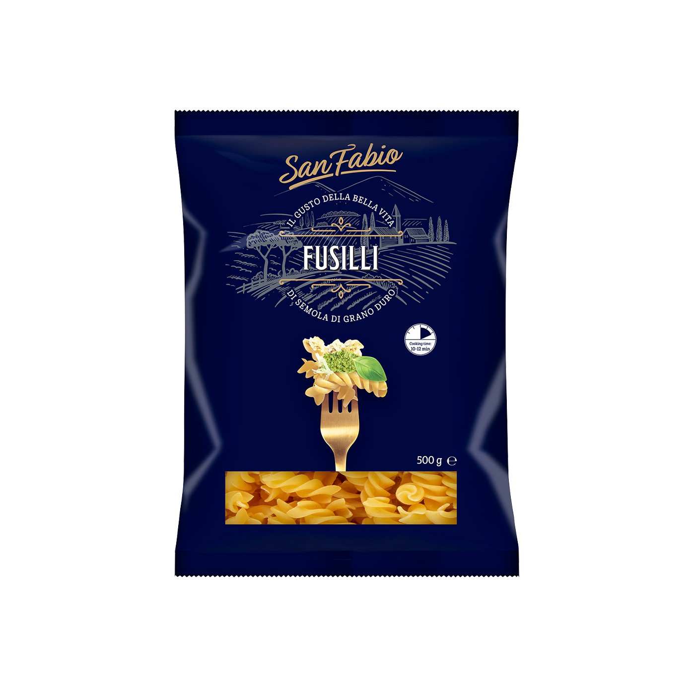 San Fabio Paste Grau Dur Fusilli