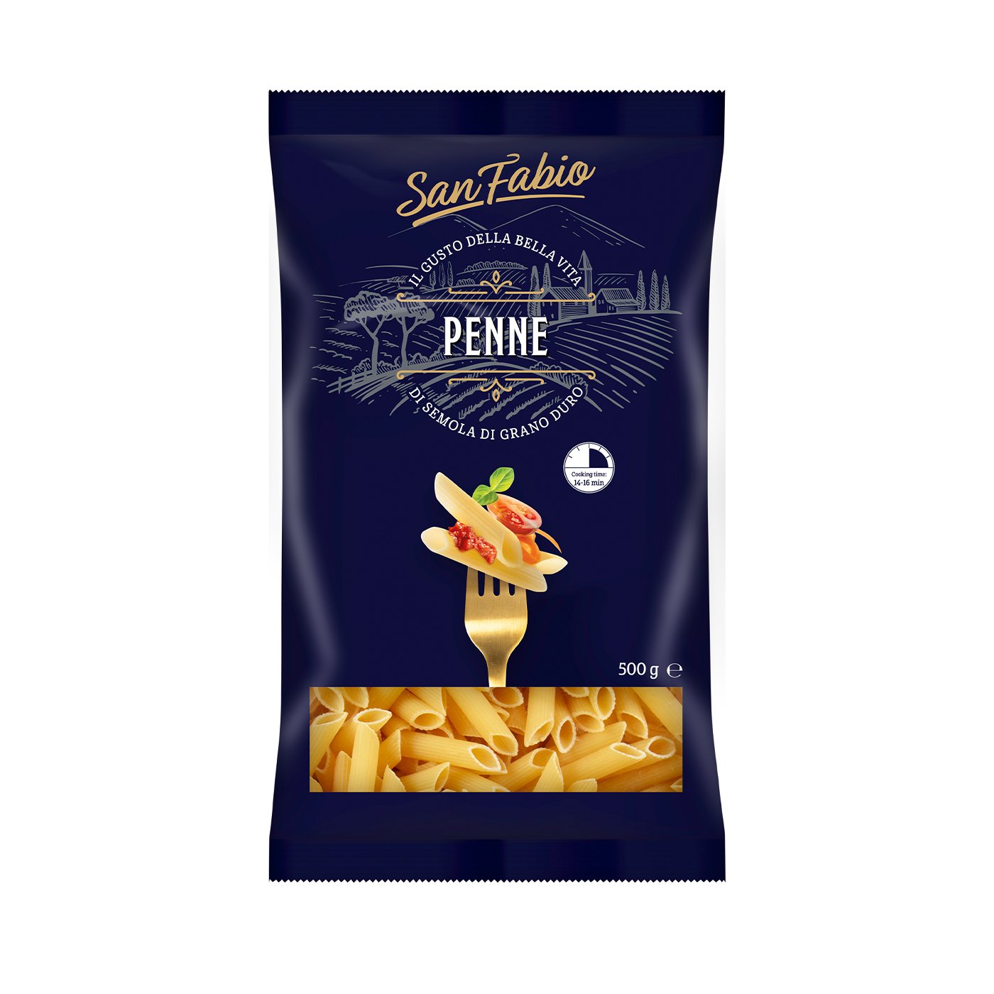 San Fabio Paste Grau Dur Penne