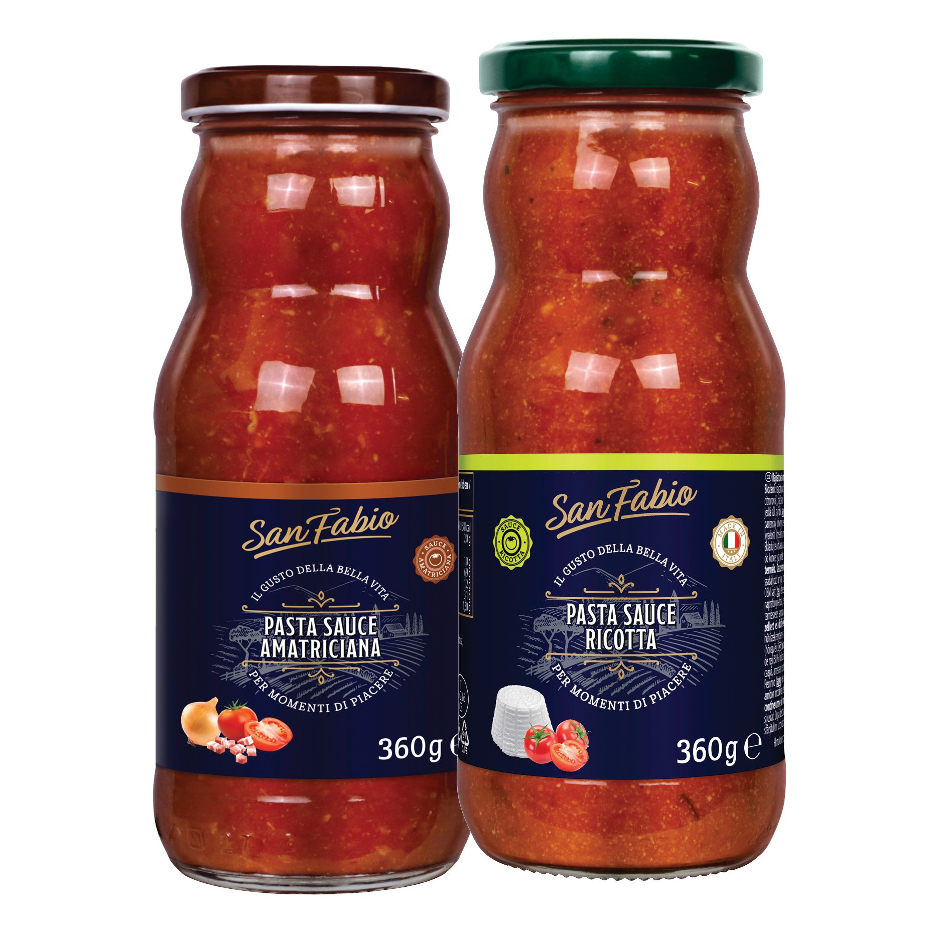 San Fabio Sos Paste Amatriciana Si Ricotta