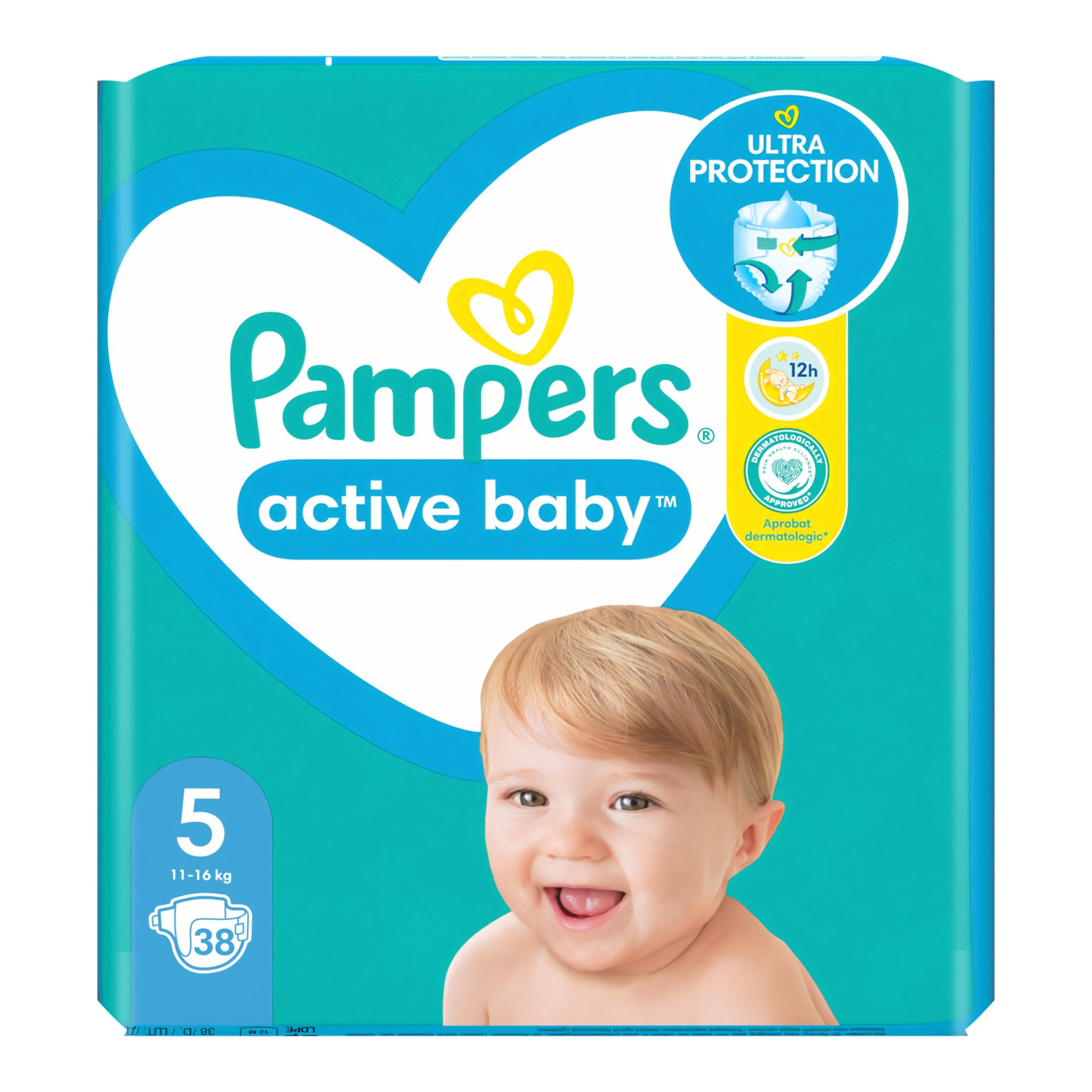 Pampers Act. Baby Scutece Nr.5 38buc