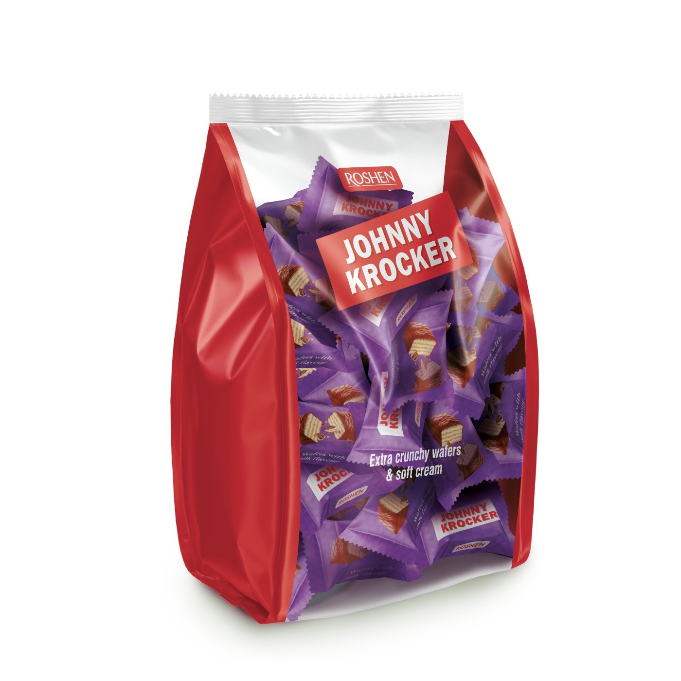 Johnny Krocker Napolitane Crema Lapte Glazurata
