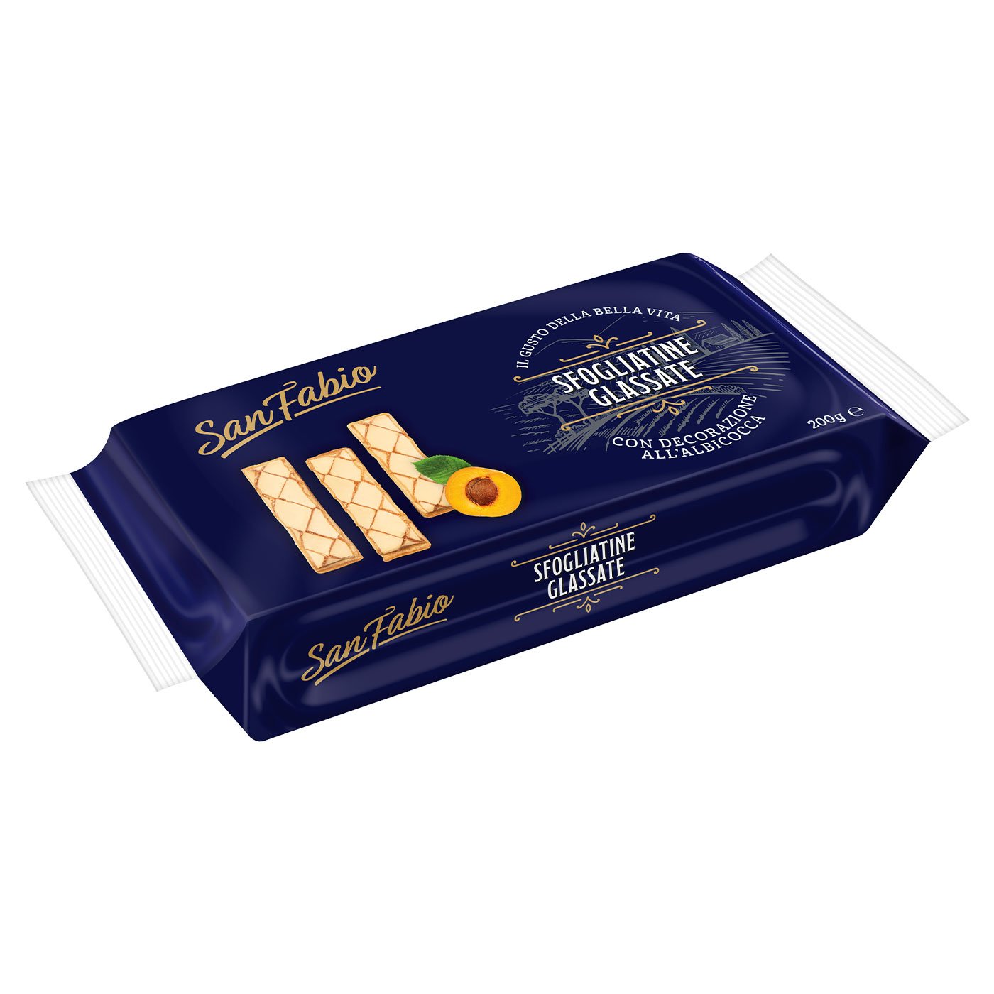 San Fabio Foietaj Cu Glazura Caise200g